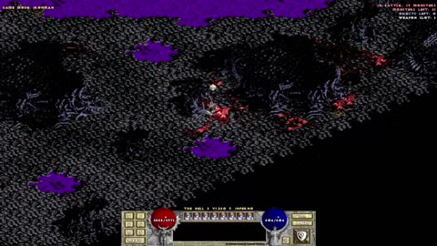 Diablo Hell 3 mod - Barbarian in Gloomy Depths