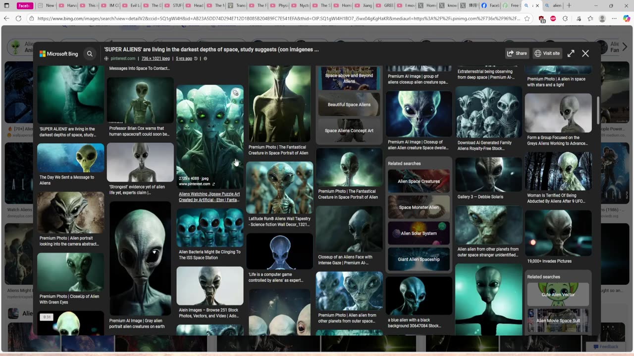talking about the advance extradimensional aliens