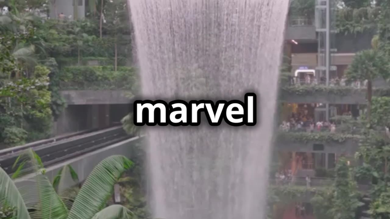 🌟 🌴💧The Jewel of Changi World's Tallest Indoor Waterfall 🌴💧