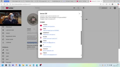 Itt lesz az új YOUTUBE csatorna a JanCoo 2.0