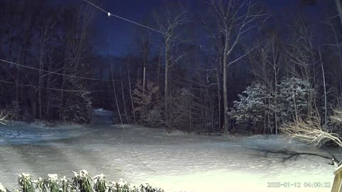 Meteor Caught by Security Camera in Southern Maine