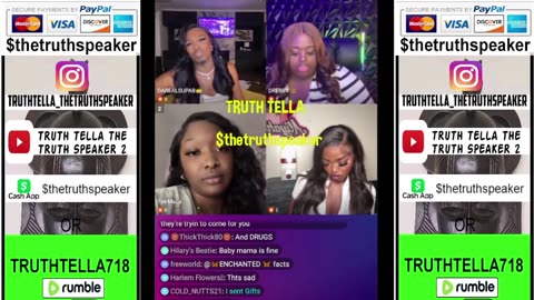 GOSSIP GURLS WAS LONG, BORING & STRAIGHT FLOPPING UNTIL QUEEN TOMIKAY WHO WAS FEELING SICK GOT CLIPPED! ONLY PART I WATCHED WAS DREBABY READING TKO CAPONE FOR FILTH, DROSKI BABYMOMS JOINS AT SOME POINT I WENT TO SLEEP BUT LEFT IT RECORDING FOR YALL