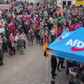 Left-wing fanatics surround and try to intimidate 10 AfD members who only