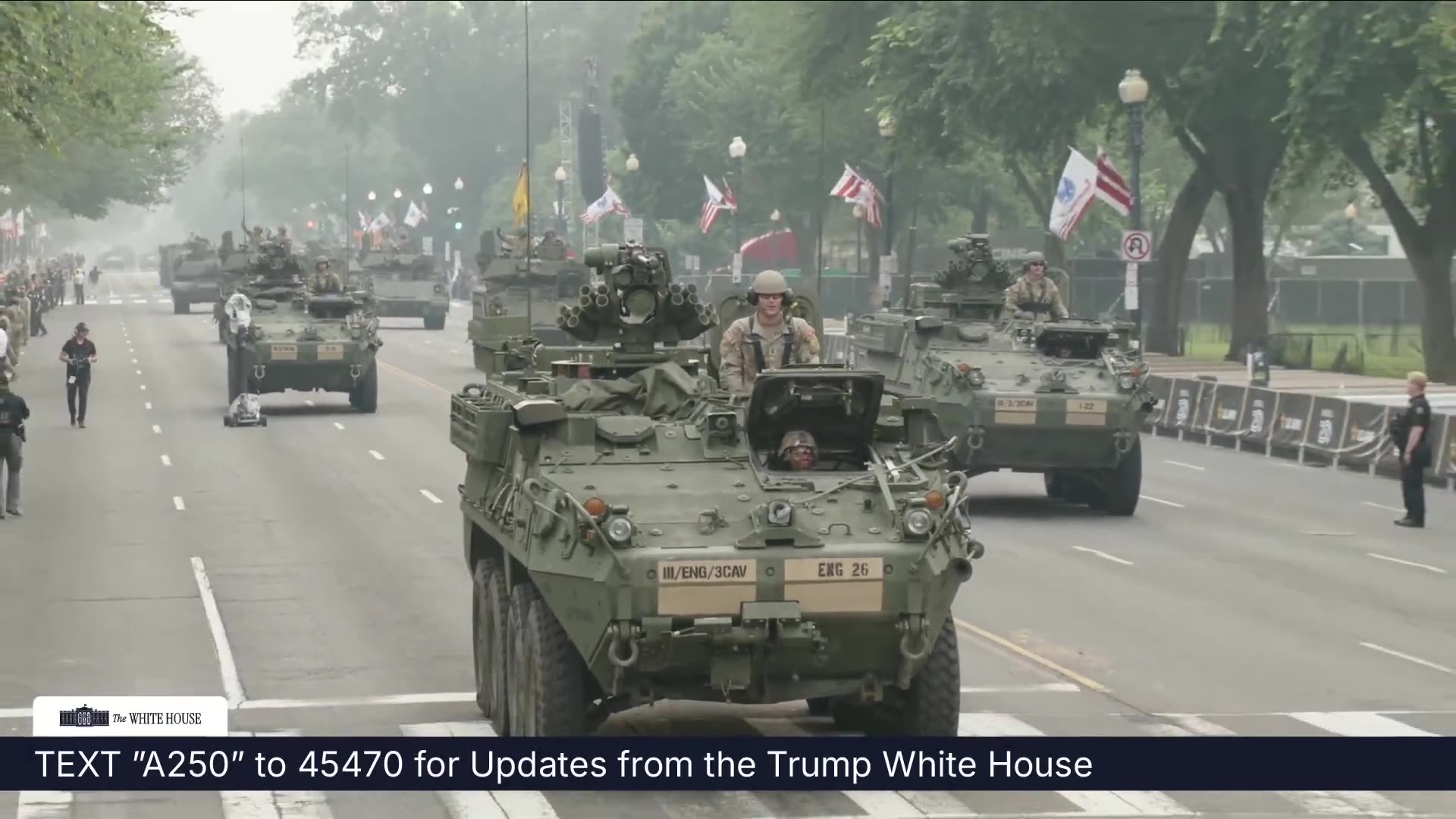 President Trump Participates in the 250th Anniversary of the U.S. Army Grand Military Parade