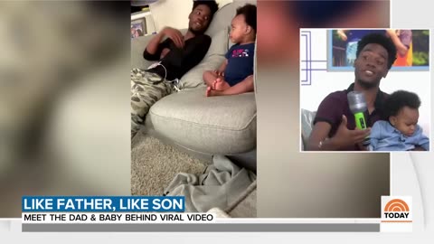 Shocking: Meet The Babbling Baby And Dad Behind That Adorable Viral Video | TODA