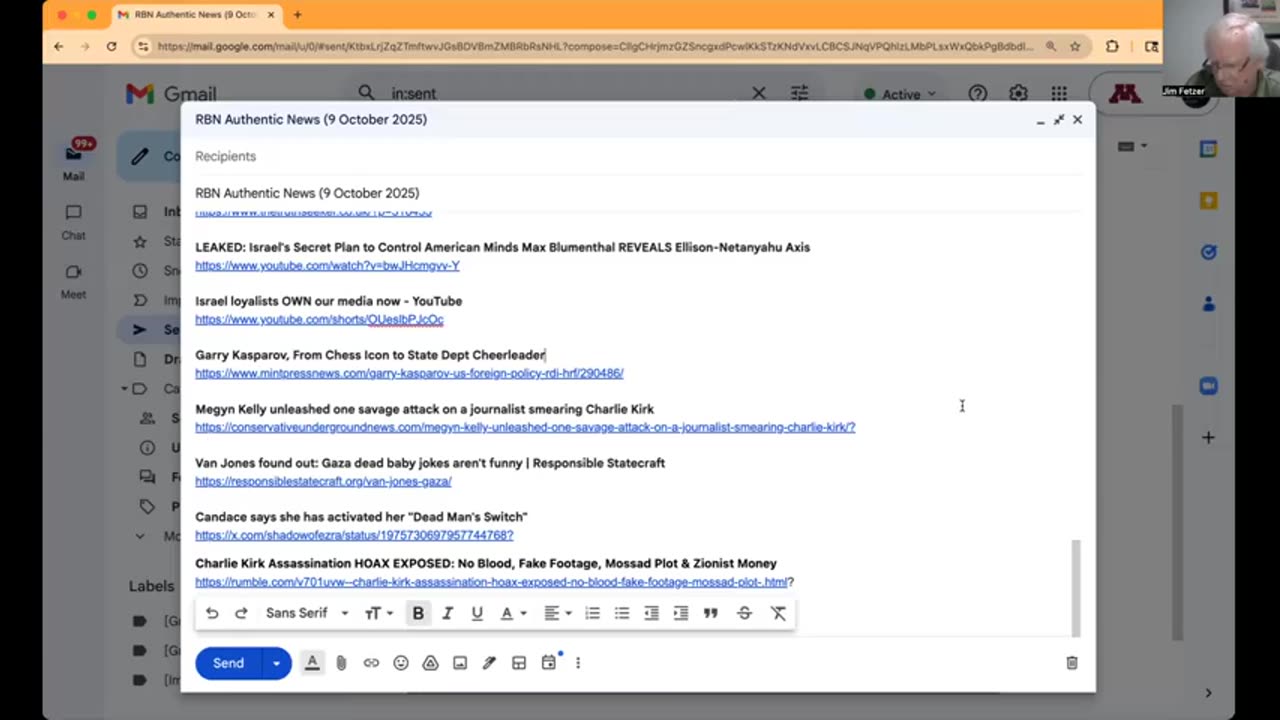 RBN Authentic News (9 October 2025)