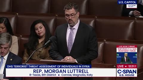 The Syria Terrorism Threat Assessment Act ⚡ Rep Morgan Luttrell