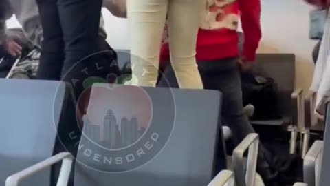 Another POV of the fight at Atlanta Airport