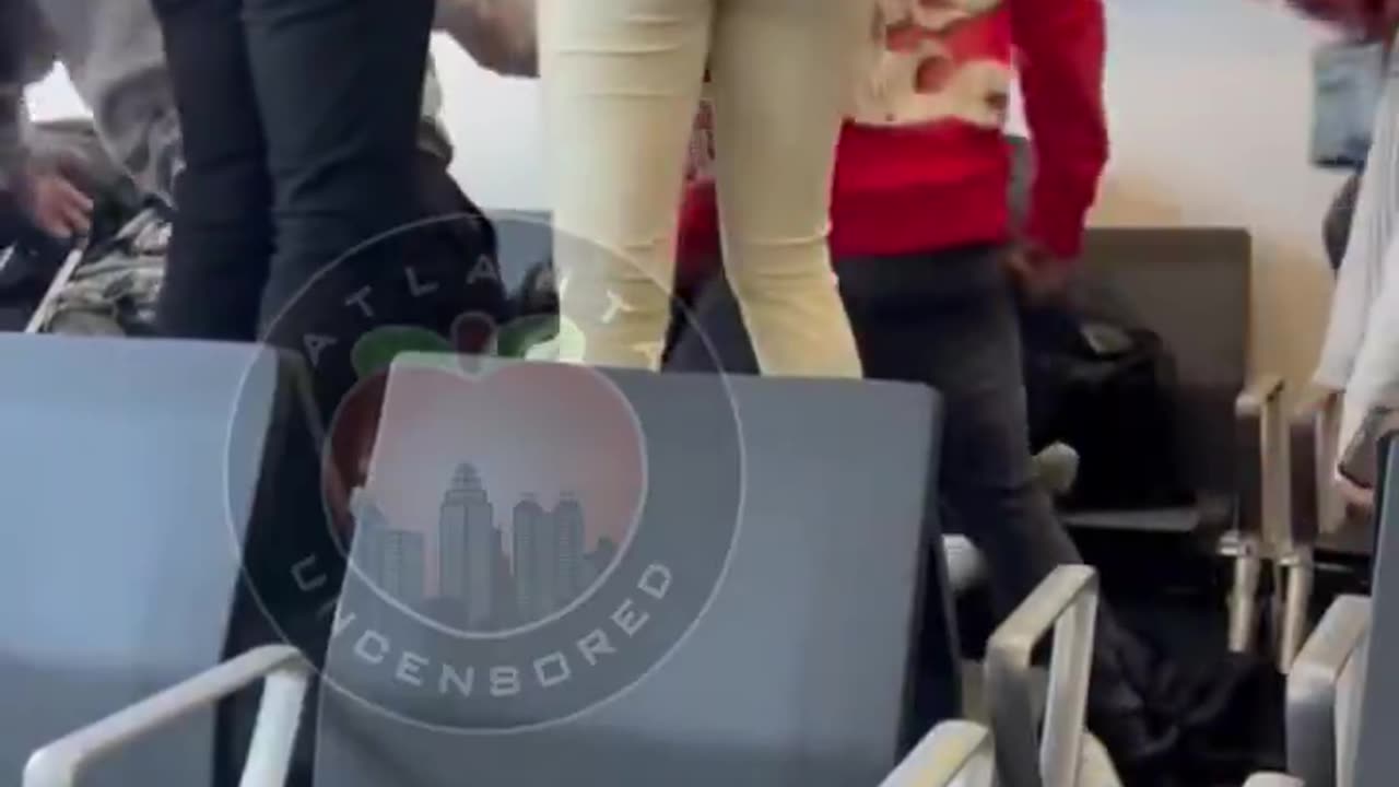 Another POV of the fight at Atlanta Airport