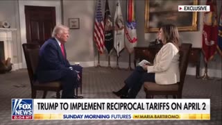 Maria Bartiromo interview with President Trump part 1