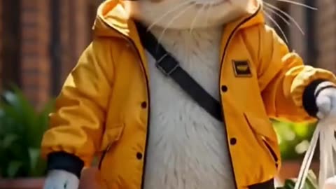 Cool Cat on a Mission: Grocery Run Like a Boss 🐱🛒