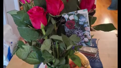 7 rosor, 7 år med min kära hustru Hanna. ❤️❤️❤️