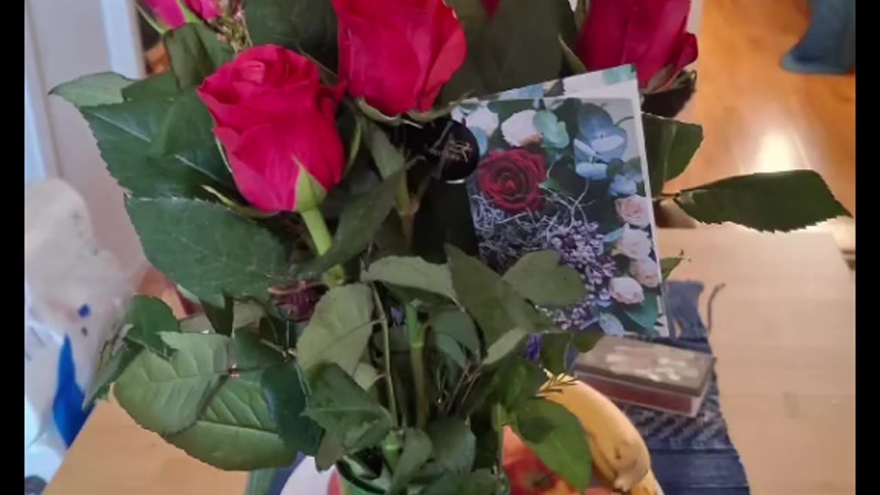 7 rosor, 7 år med min kära hustru Hanna. ❤️❤️❤️