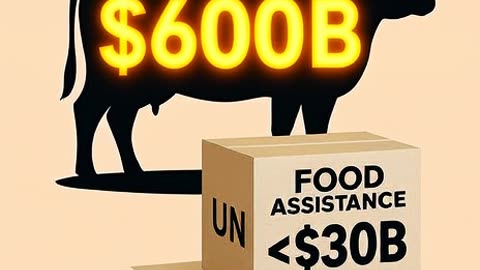 💰 $600B for Meat vs <$30B to Feed Refugees | Blunt Policy