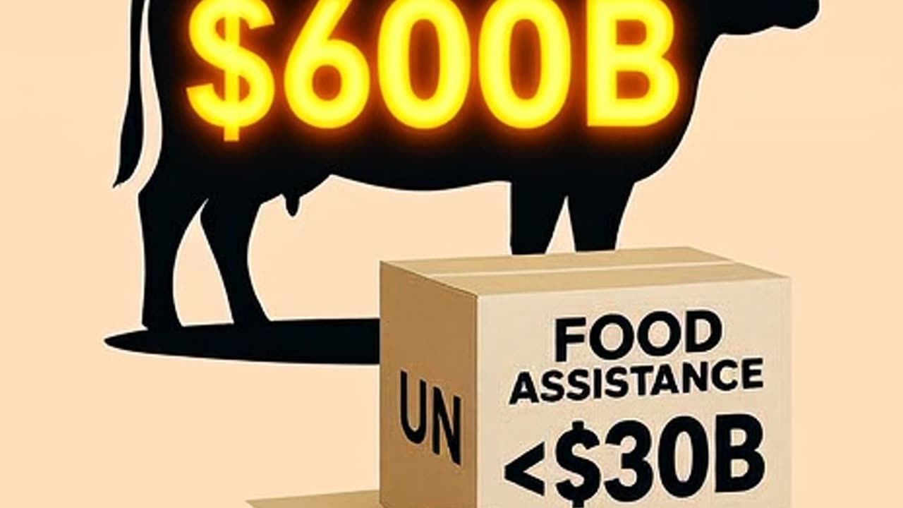 💰 $600B for Meat vs <$30B to Feed Refugees | Blunt Policy