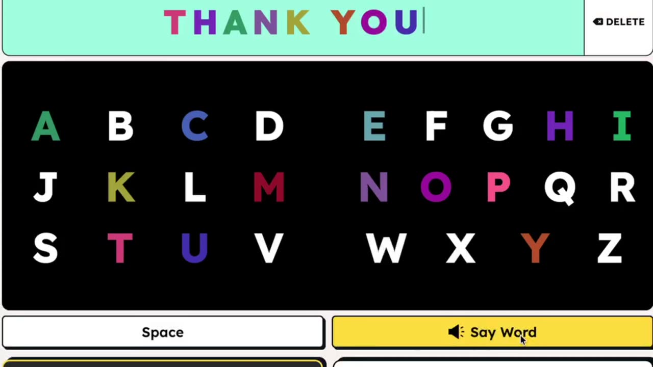 Communicate Through Spelling - Autism iPad spelling App