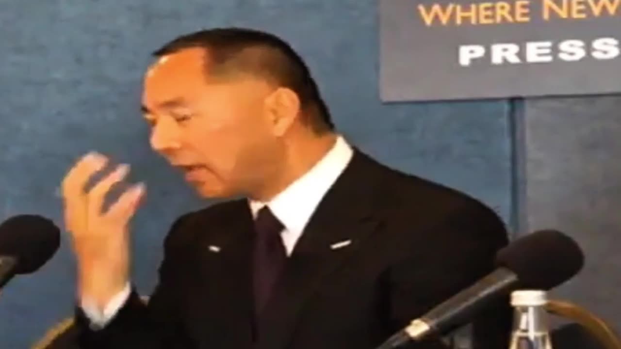 20171005文贵先生视频¹：国家记者俱乐部新闻发布会（哈德逊事件）告诫美国做好准备，中共的乌云已经来到美国，可能是百倍千倍911。 #三份文件 是什么