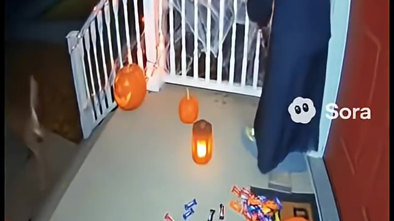 He came for the candy...