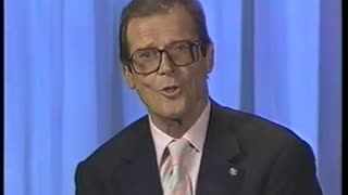 July 10, 1995 - Roger Moore Kiwanis Public Service Announcement (Joined in Progress)