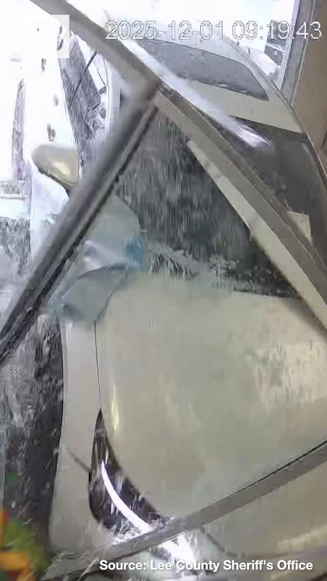 Fancy Lexus Smashes into UPS Store