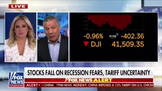 Stocks fall on recession fears