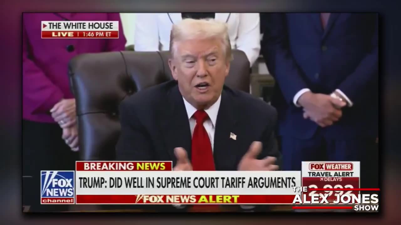 BREAKING VIDEO: President Trump Warns Of "Devastation" & "Catastrophic" Economic Events If The Supreme Court Rules Against His Pro-America Tariffs!