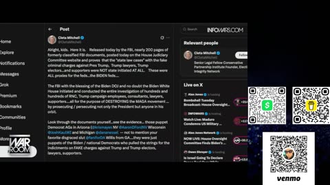 Live news Alex Jones Infowars Salty Cracker