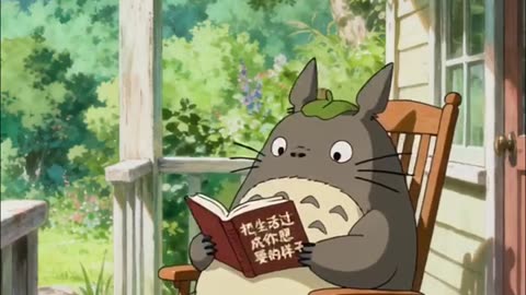 Totoro’s Secret Picnic | Peaceful Cartoon Storytime 🌲🍎