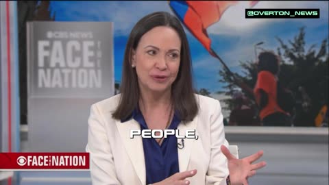 CBS’s Margaret Brennan looked visibly flustered as Venezuelan opposition leader María Corina Machado