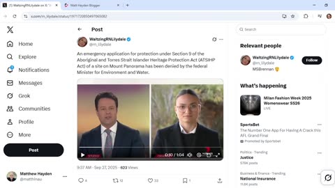 7 News report on Mount Panorama land rights claim is comms about Cabal takedown