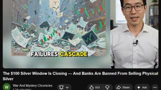 The $100 #Silver Window Is Closing — And Banks Are Banned From Selling Physical Silver