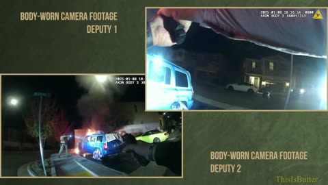 Bodycam release when a family dispute ends in car fire, deputy shooting in Riverside County