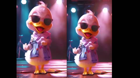 The Dancing Duck: A Joyful Performance"