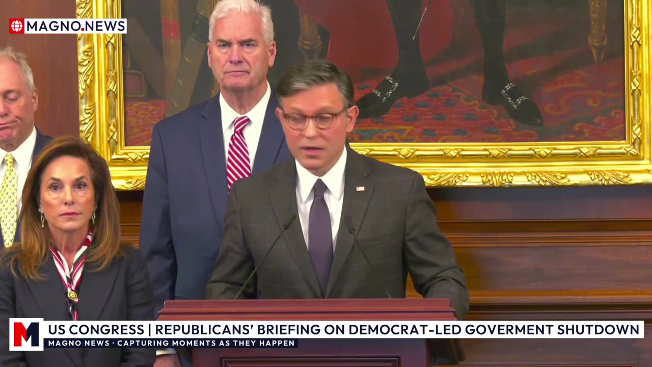 🇺🇸 Speaker Mike Johnson Holds Briefing on Day 23 of Democrat Shutdown of Government [LIVE]