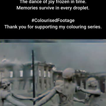 Timeless Echoes The Barmaley Fountain #ColourisedHistory