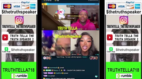 QUEEN TOMIKAY SLAPS GOOFBALL JAMAL AROUND LIKE A CAT WITH A CATNIP BALL THEN JOINS TEAM PK WITH DREBABY, DAREALSUPABIHH, & LIYAH THE DOLL 