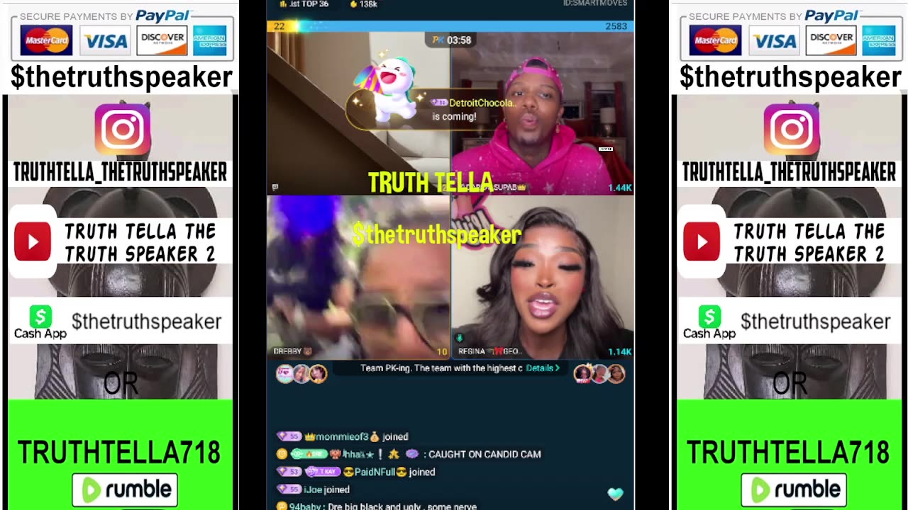 QUEEN TOMIKAY SLAPS GOOFBALL JAMAL AROUND LIKE A CAT WITH A CATNIP BALL THEN JOINS TEAM PK WITH DREBABY, DAREALSUPABIHH, & LIYAH THE DOLL