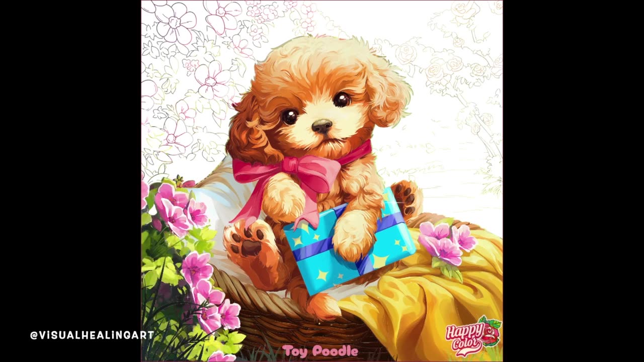 Relax, Recharge, Reflect with the Happy Color app. Paws & Tails