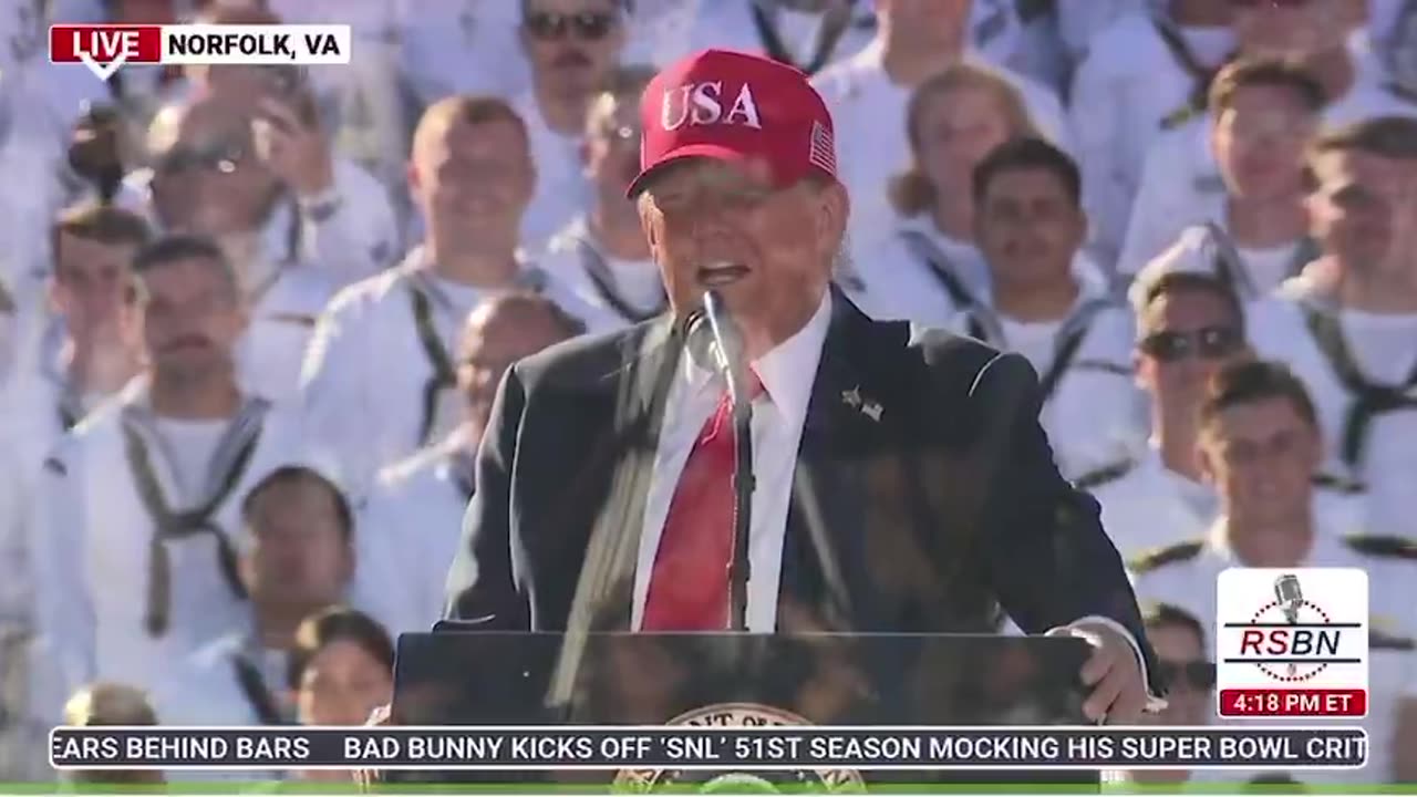 Trump: "...3,000 years and we're pretty close"