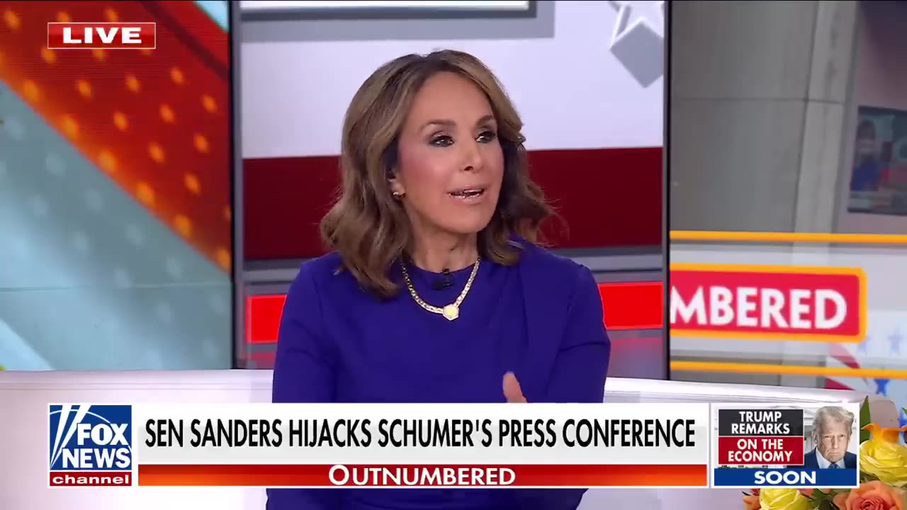 Sanders CRASHES podium to call out Democrats