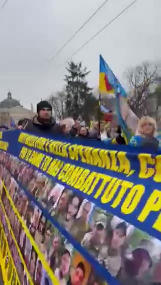In Lviv, there was a fecal parade of half-relatives of missing
