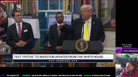 📢 Trump & Kash Patel Press Conference