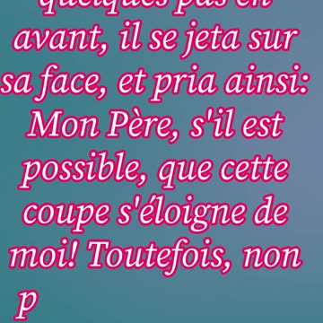 "La Soumission de Jésus à la Volonté du Père" Matthieu 26:39#shorts #youtube #jesus #ytshorts #yt