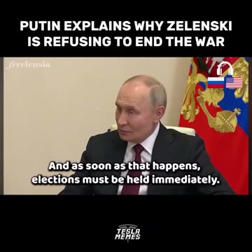 In other words Zelenskyy wants to stay in power and is a warmonger.