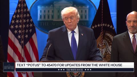 President Trump Delivers Remarks