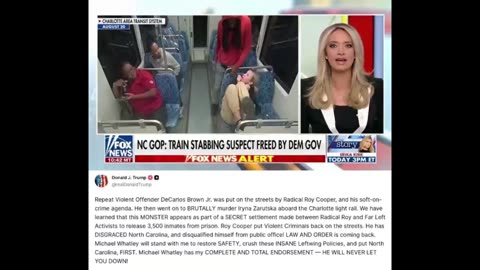 Senate Candidate Roy Cooper has Iryna Zarutska's Blood on His Hands