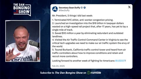 Dan Bongino - Change Is Coming, And All The Right People Are Panicking 2-25-25