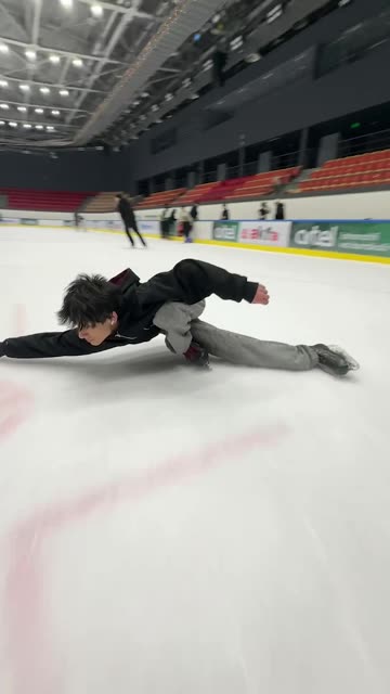 Guy Does Ice Skating Trick and Trips Another Skater