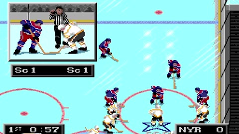 NHL'94 - PITTSBURGH VS NEW YORK