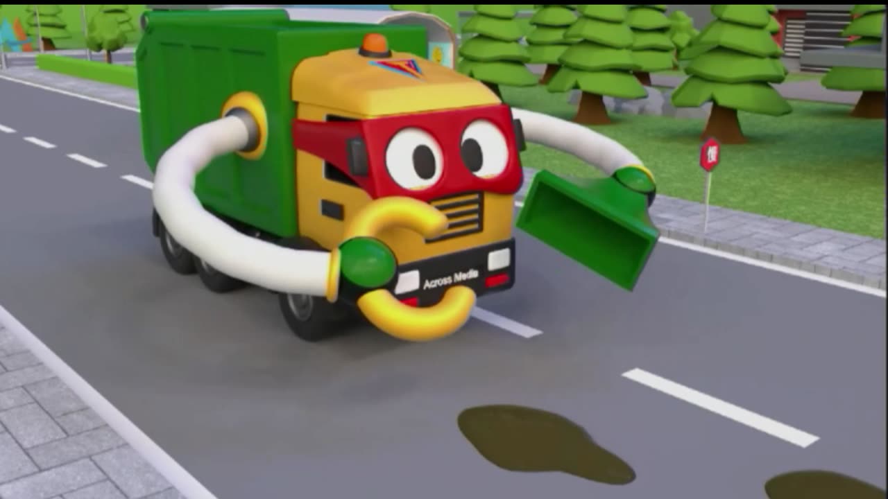 "Rescue Truck and Rescue Excavator Unite: A Detailed Review of Cartoon Film Part 11"